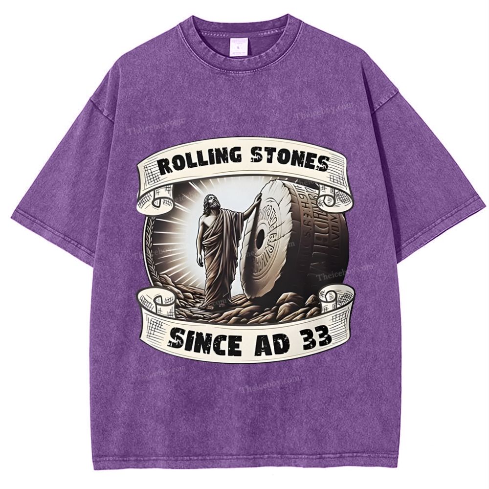 Rolling Stones Snowflake Vintage Washed T-Shirt