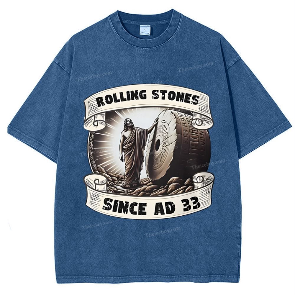 Rolling Stones Snowflake Vintage Washed T-Shirt