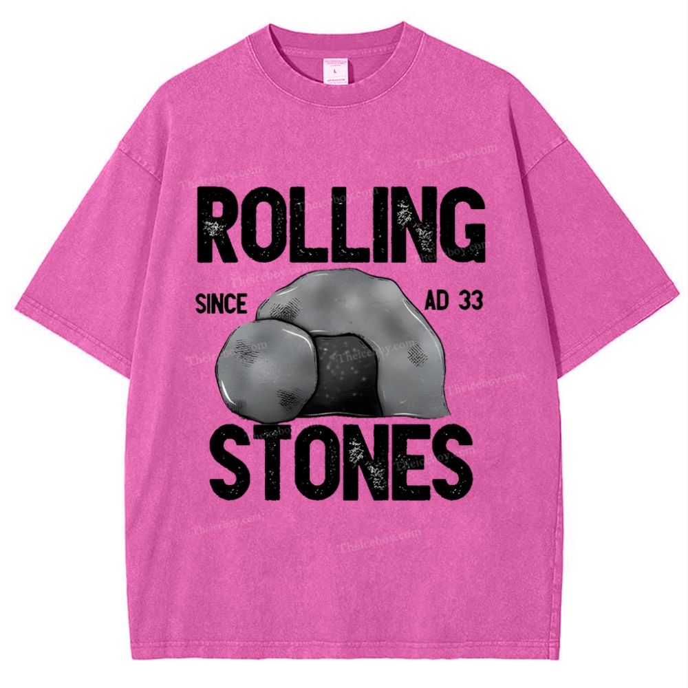 Rolling Stones Snowflake Vintage Washed T-Shirt