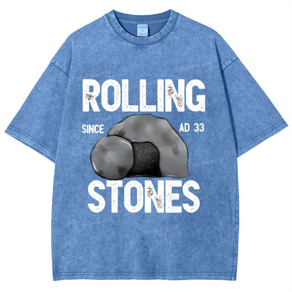 Rolling Stones Snowflake Vintage Washed T-Shirt