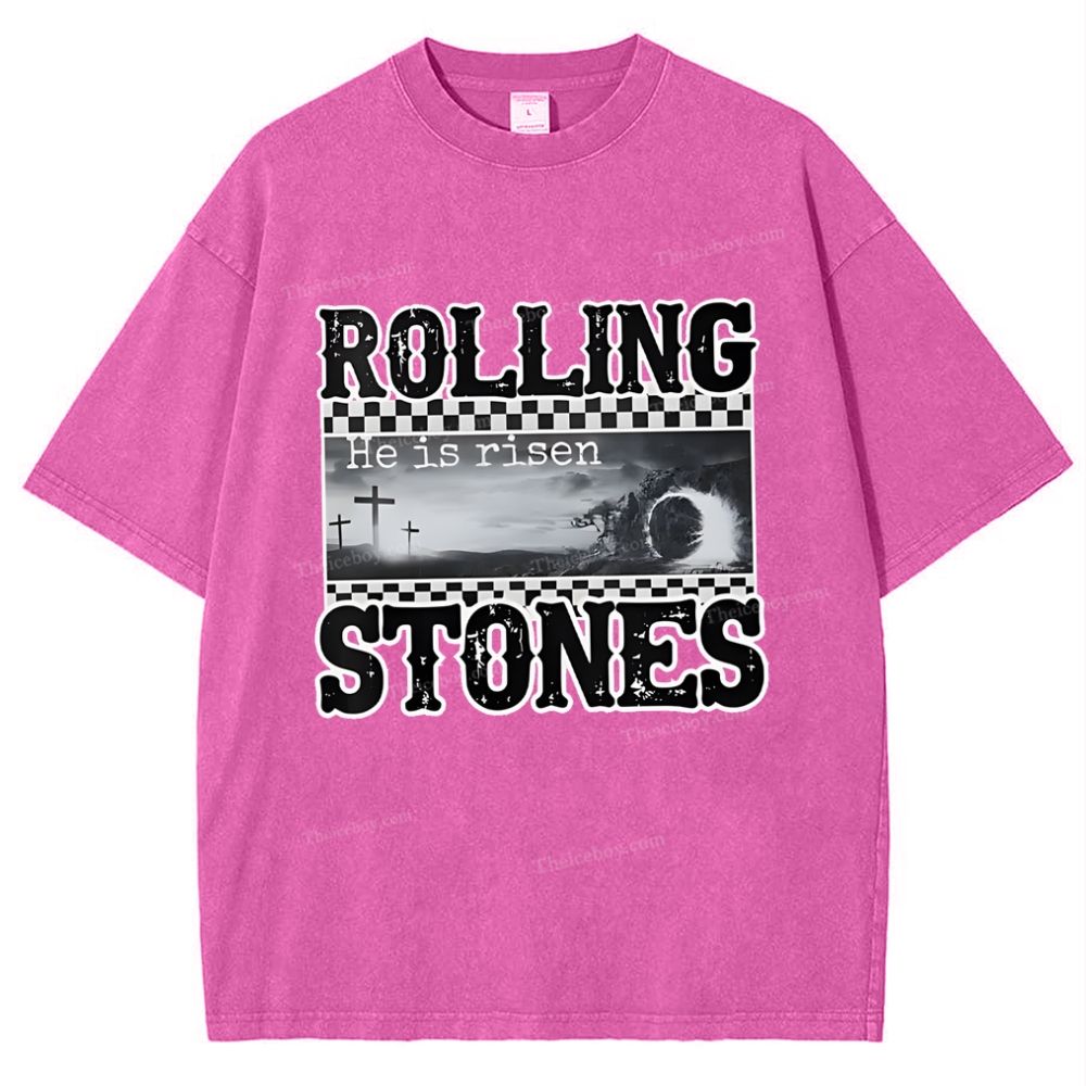 Rolling Stones Snowflake Vintage Washed T-Shirt