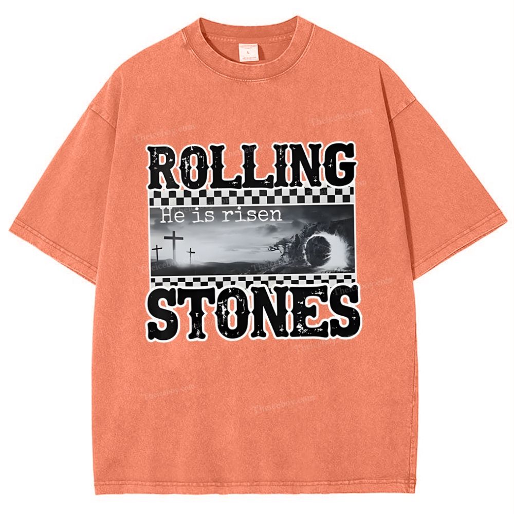 Rolling Stones Snowflake Vintage Washed T-Shirt