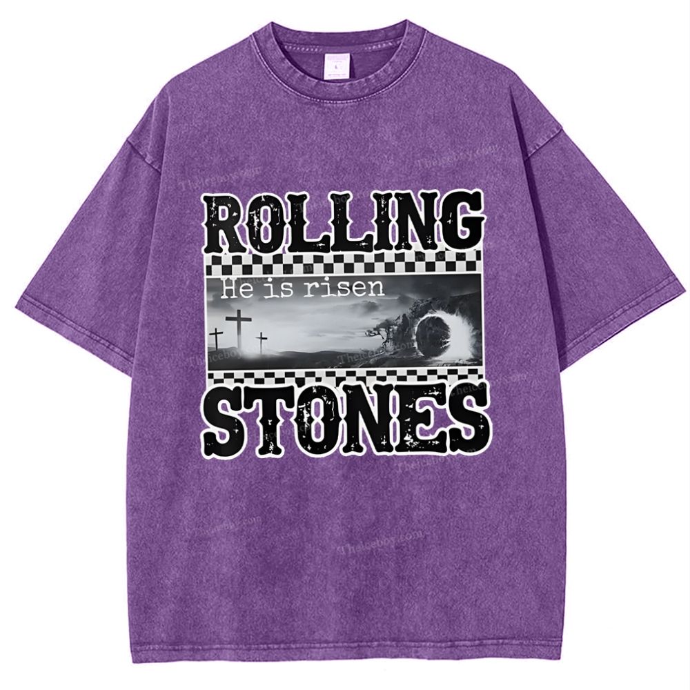 Rolling Stones Snowflake Vintage Washed T-Shirt