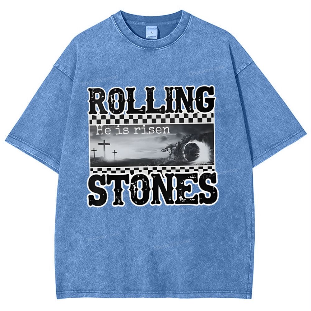 Rolling Stones Snowflake Vintage Washed T-Shirt