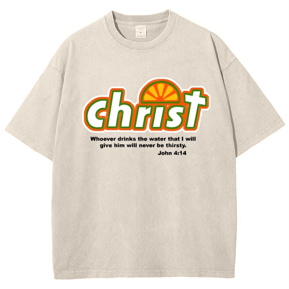 Christ Snowflake Vintage Washed T-Shirt