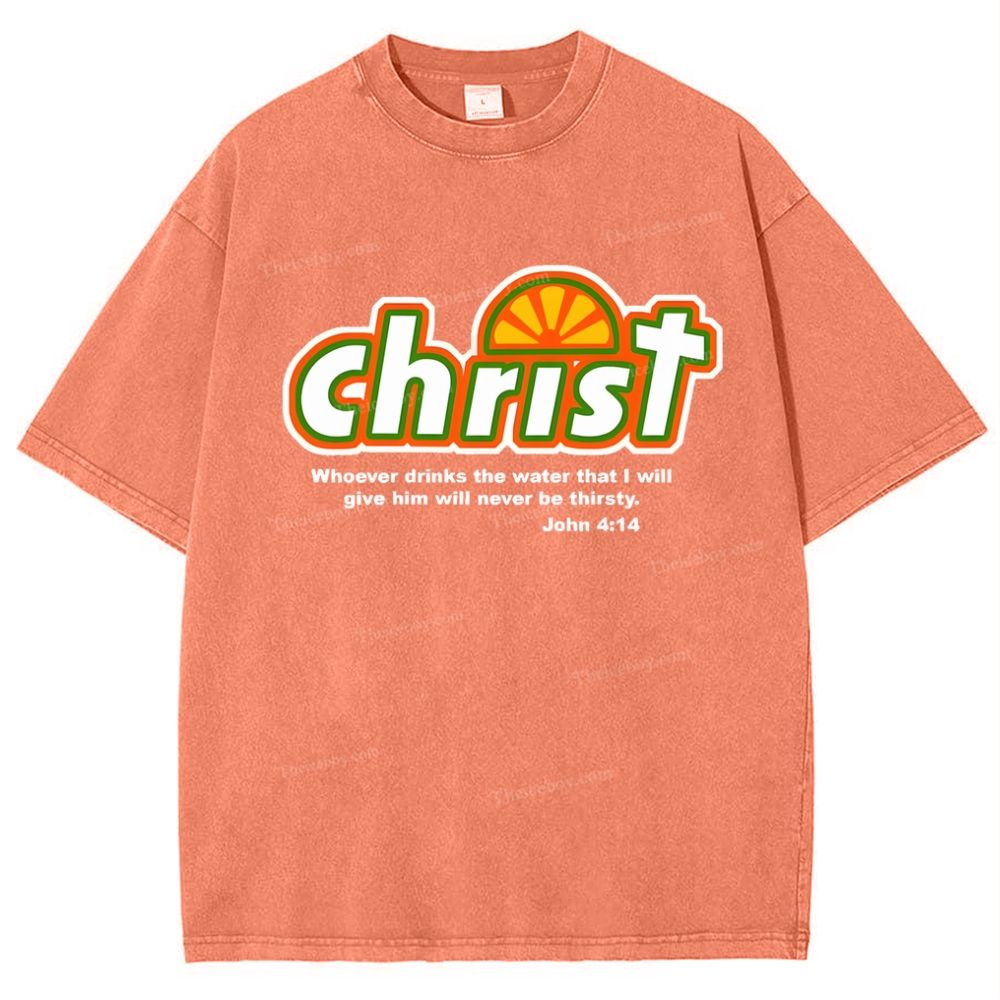 Christ Snowflake Vintage Washed T-Shirt
