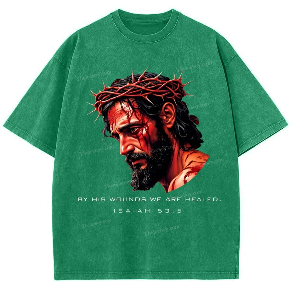 Forgiveness of sins - The Grace of Jesus Snowflake Vintage Washed T-Shirt