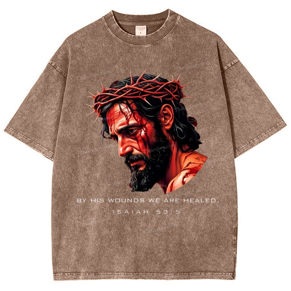 Forgiveness of sins - The Grace of Jesus Snowflake Vintage Washed T-Shirt
