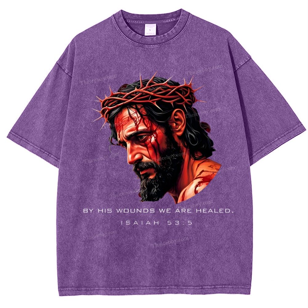 Forgiveness of sins - The Grace of Jesus Snowflake Vintage Washed T-Shirt