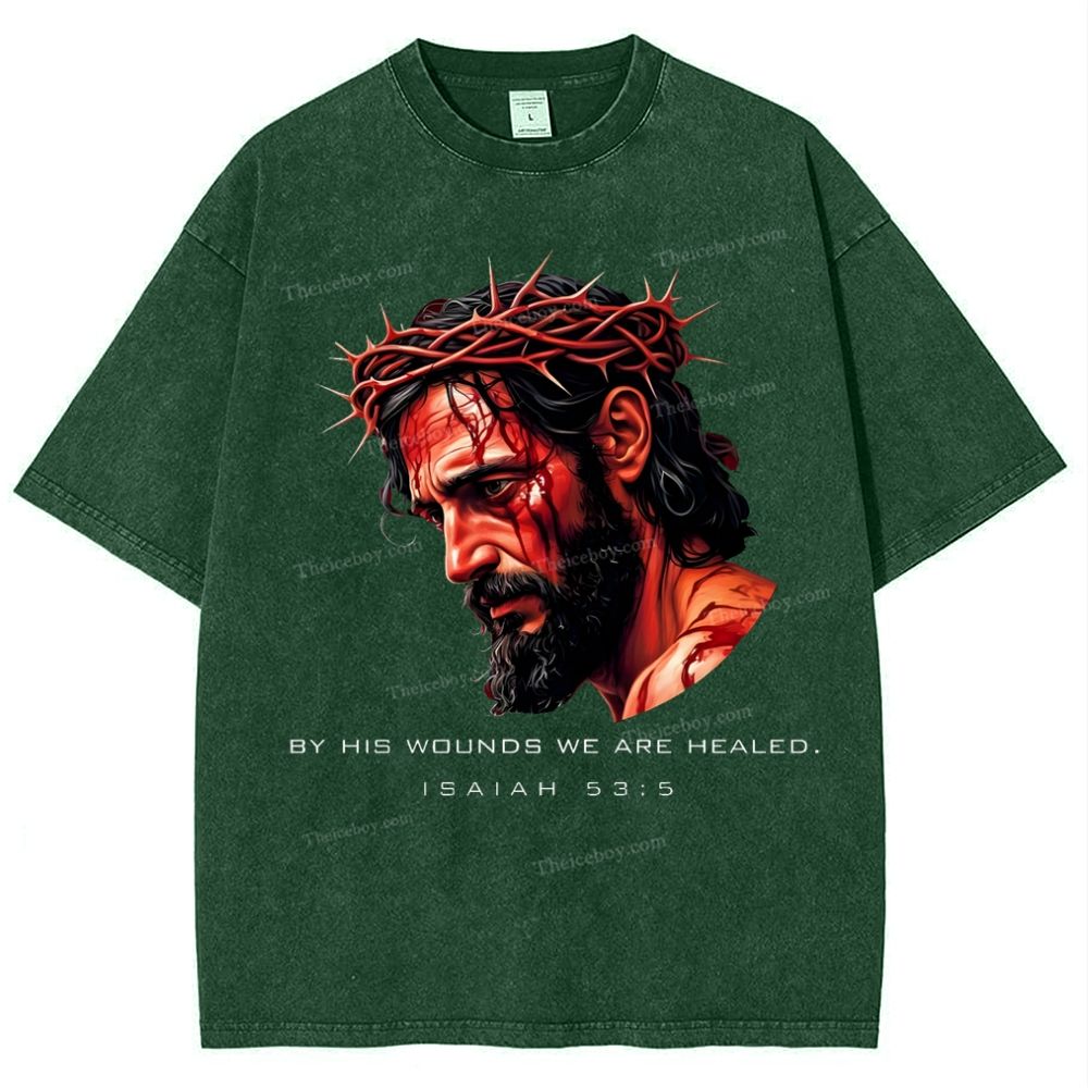 Forgiveness of sins - The Grace of Jesus Snowflake Vintage Washed T-Shirt