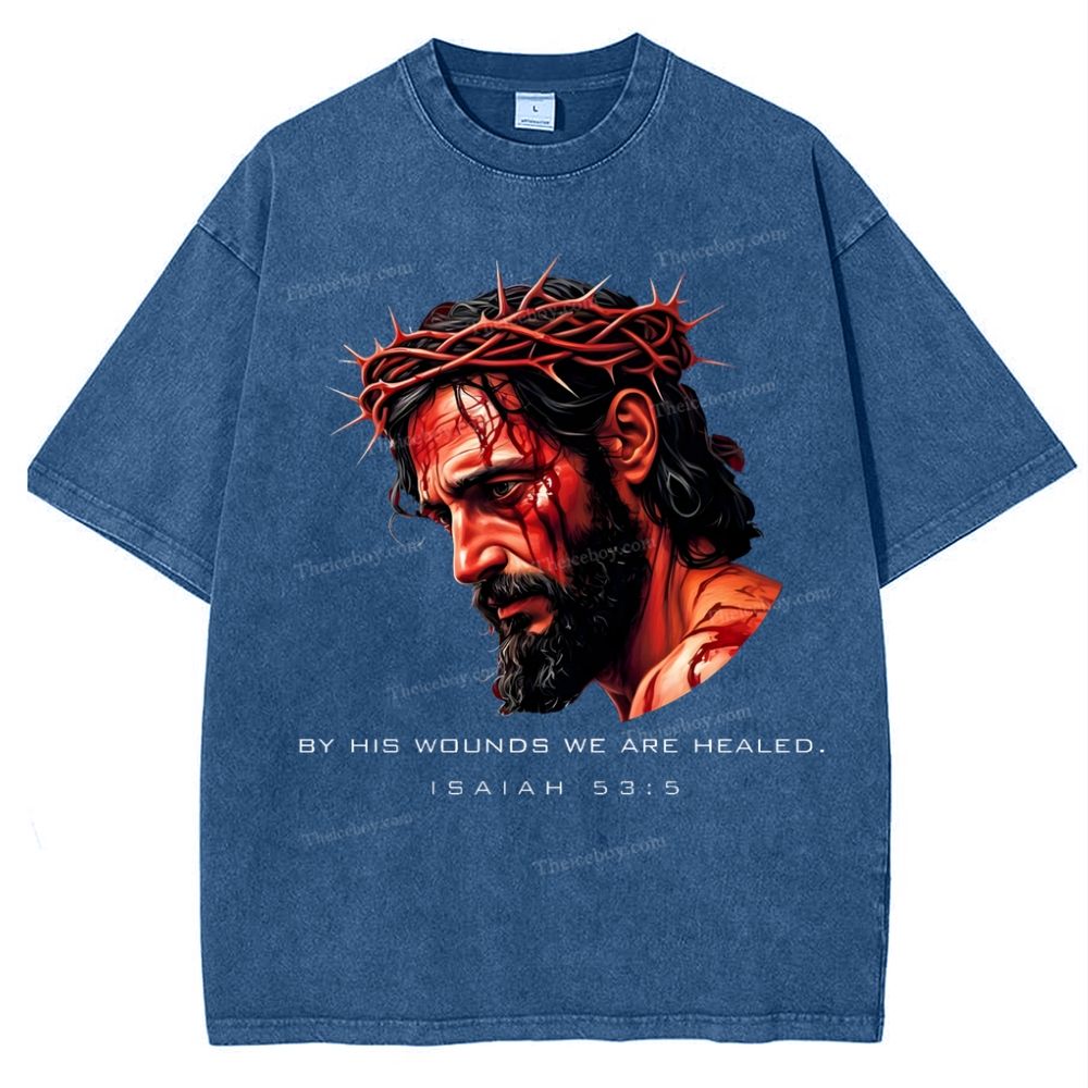 Forgiveness of sins - The Grace of Jesus Snowflake Vintage Washed T-Shirt
