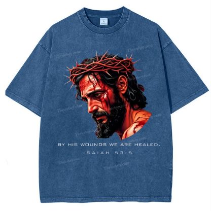 Forgiveness of sins - The Grace of Jesus Snowflake Vintage Washed T-Shirt