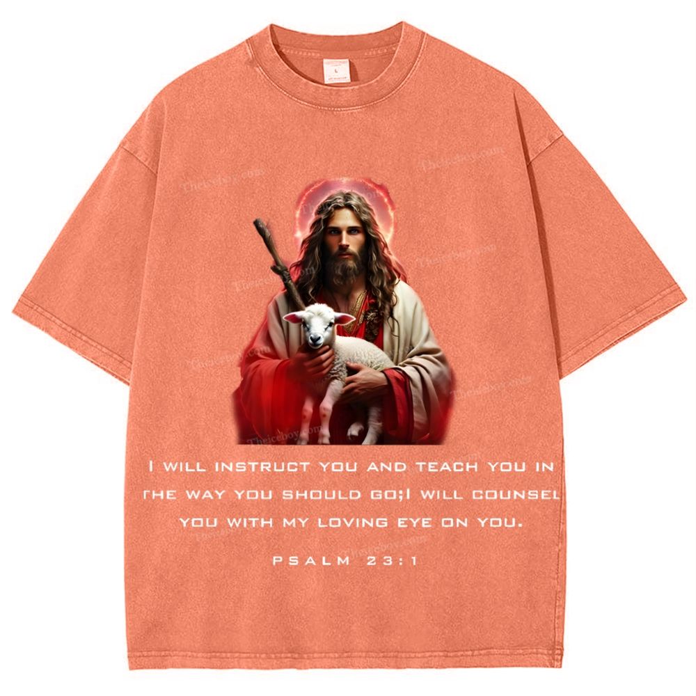 Spiritual Harbor - Jesus is with you Snowflake Vintage Cotton T-Shirt