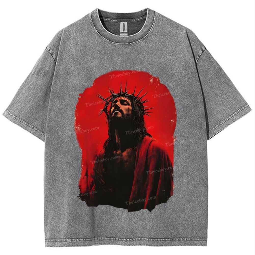 Humility and Submission - Jesus' Example Snowflake Vintage Washed T-Shirt