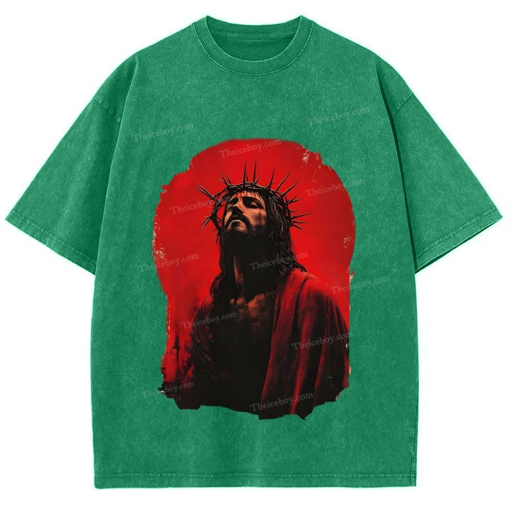 Humility and Submission - Jesus' Example Snowflake Vintage Washed T-Shirt