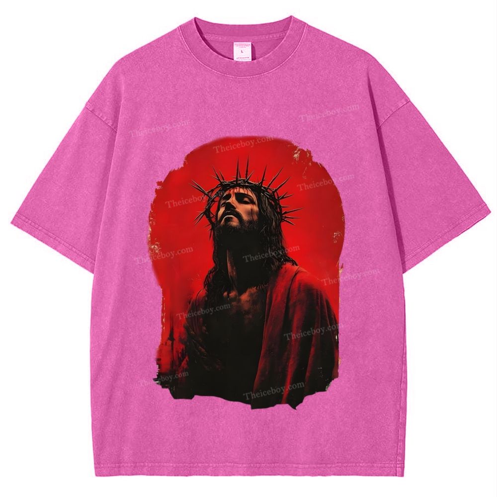 Humility and Submission - Jesus' Example Snowflake Vintage Washed T-Shirt