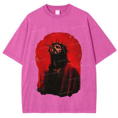 Humility and Submission - Jesus' Example Snowflake Vintage Washed T-Shirt