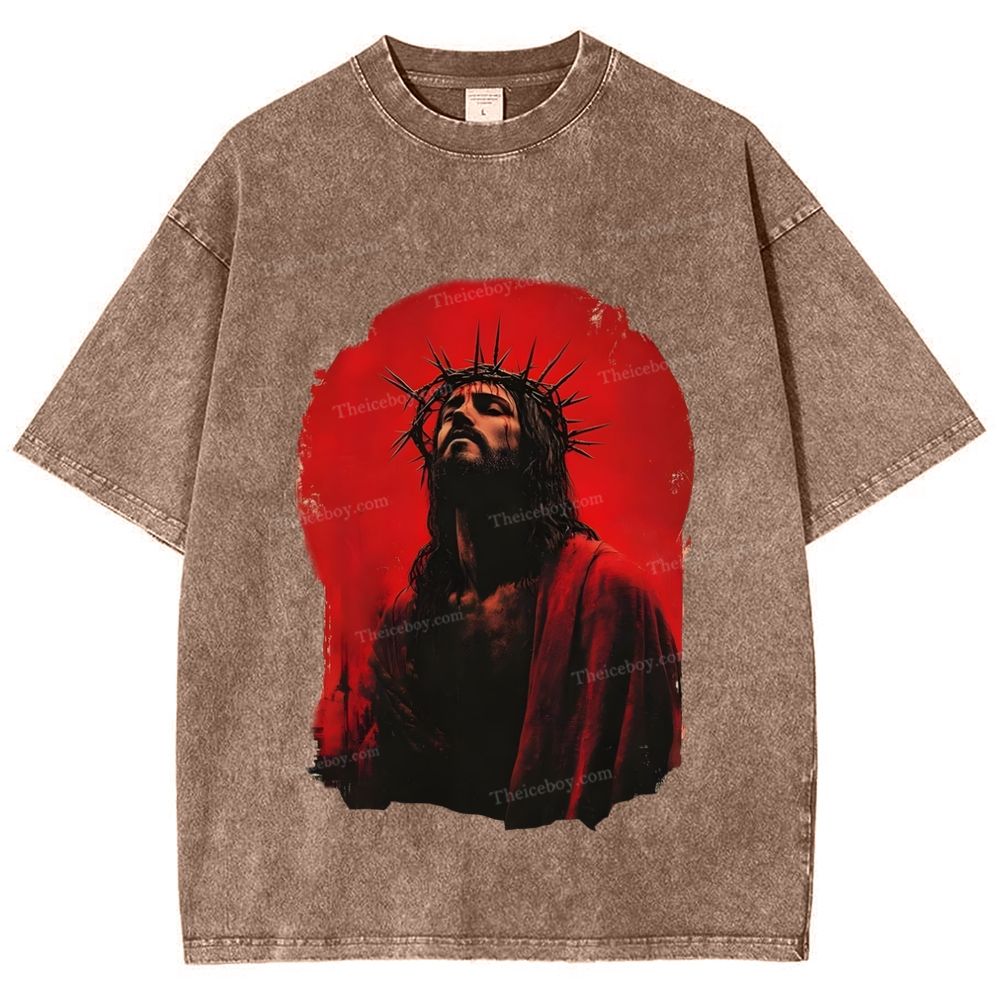 Humility and Submission - Jesus' Example Snowflake Vintage Washed T-Shirt