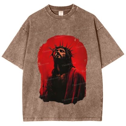 Humility and Submission - Jesus' Example Snowflake Vintage Washed T-Shirt