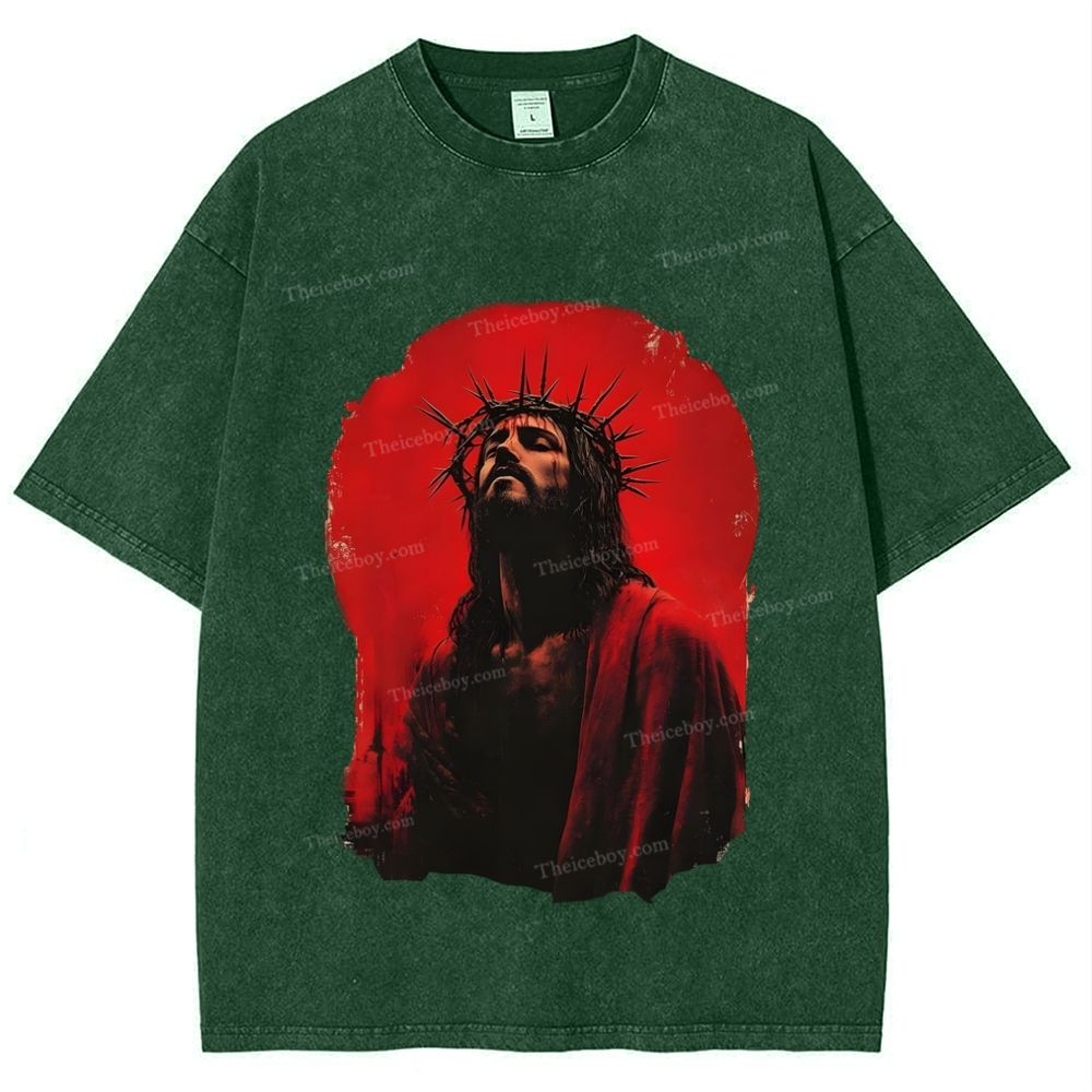 Humility and Submission - Jesus' Example Snowflake Vintage Washed T-Shirt