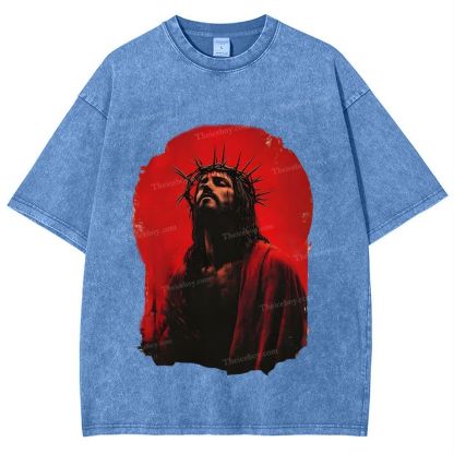 Humility and Submission - Jesus' Example Snowflake Vintage Washed T-Shirt