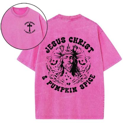 Jesus Christ Snowflake Vintage Washed T-Shirt