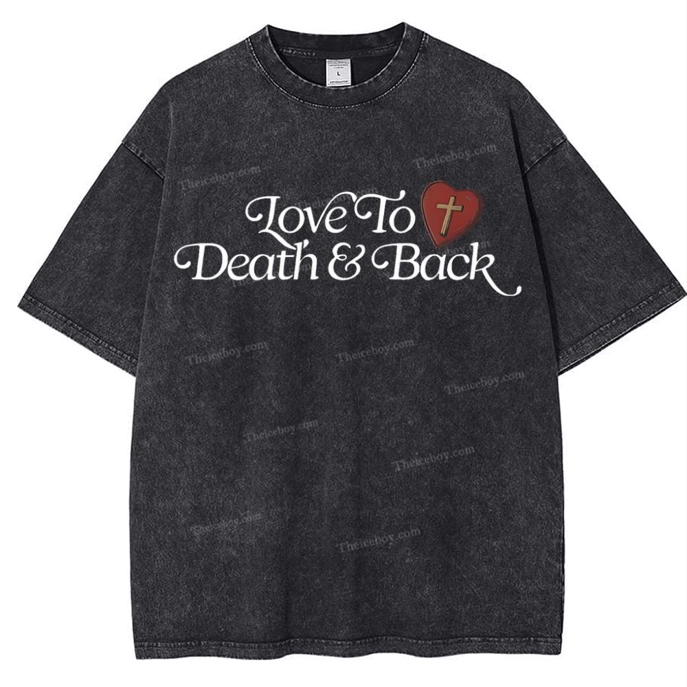 Love Jesus Snowflake Vintage Washed T-Shirt