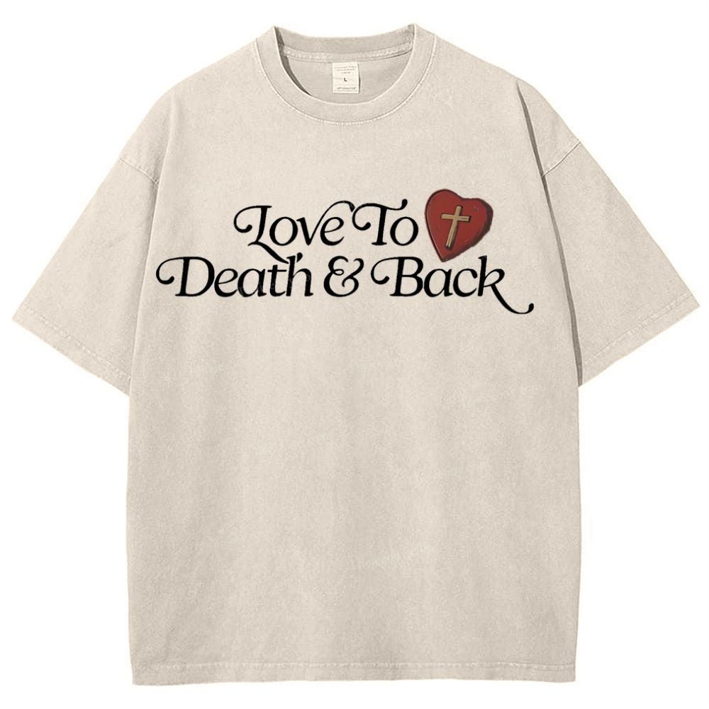 Love Jesus Snowflake Vintage Washed T-Shirt