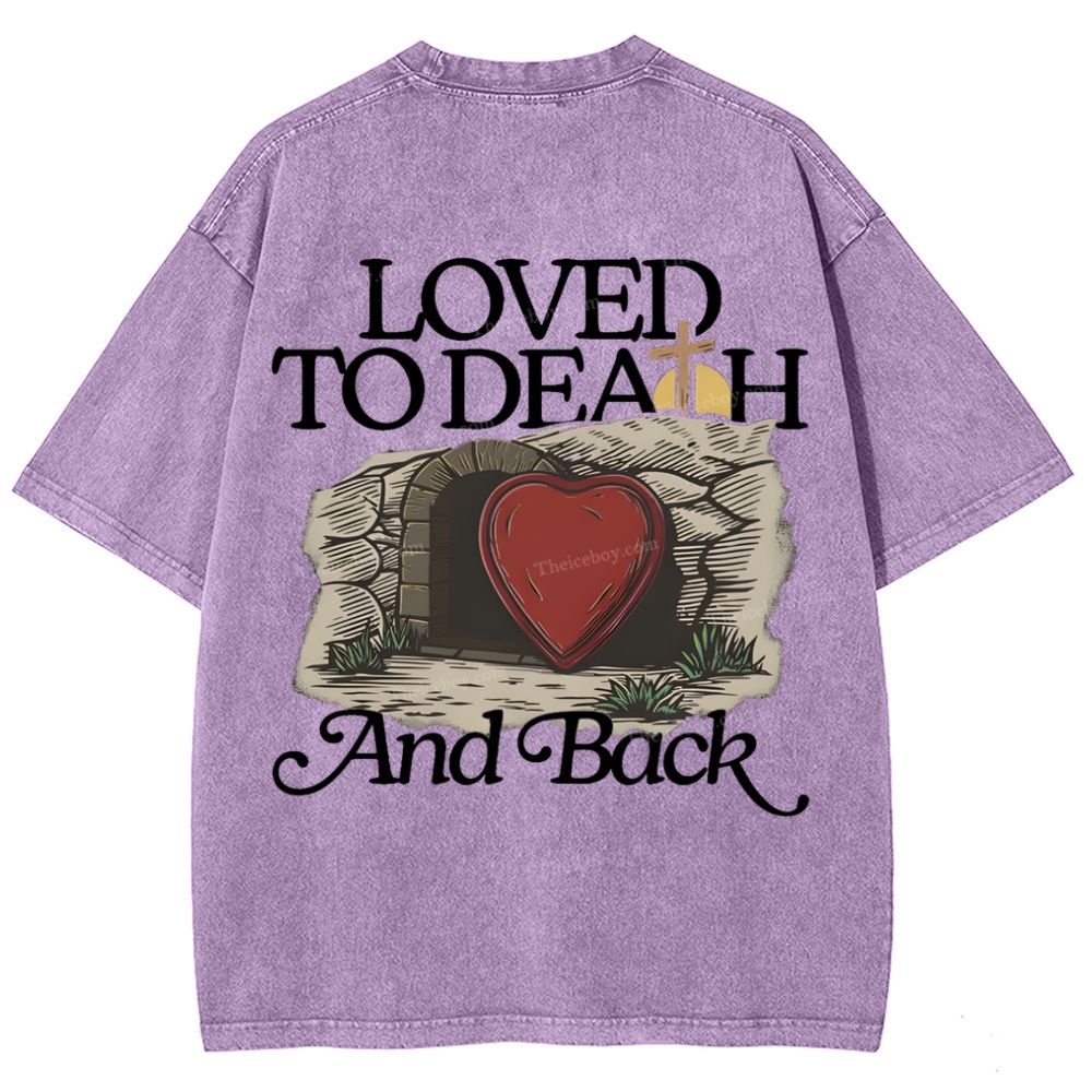 Love Jesus Snowflake Vintage Washed T-Shirt