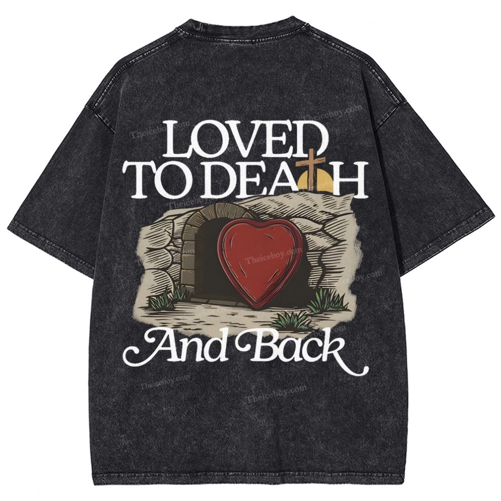 Love Jesus Snowflake Vintage Washed T-Shirt