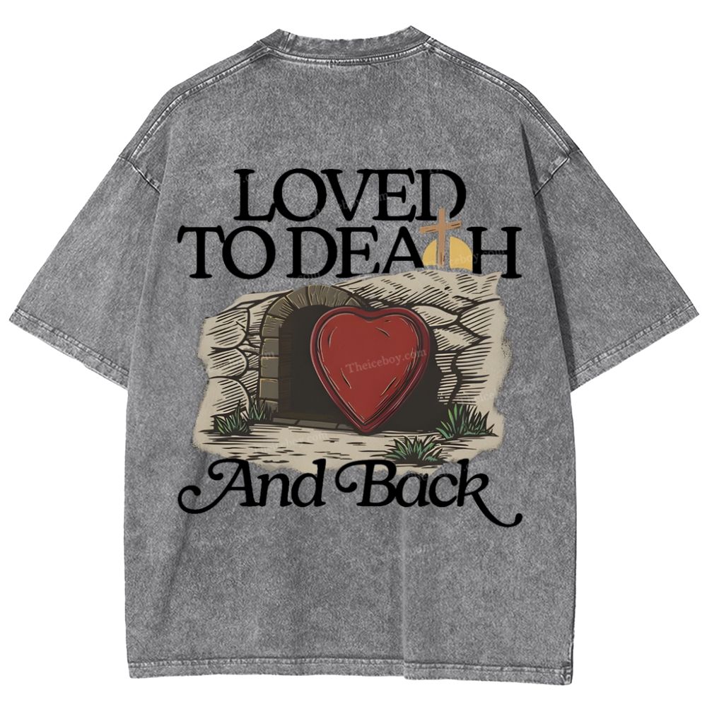 Love Jesus Snowflake Vintage Washed T-Shirt