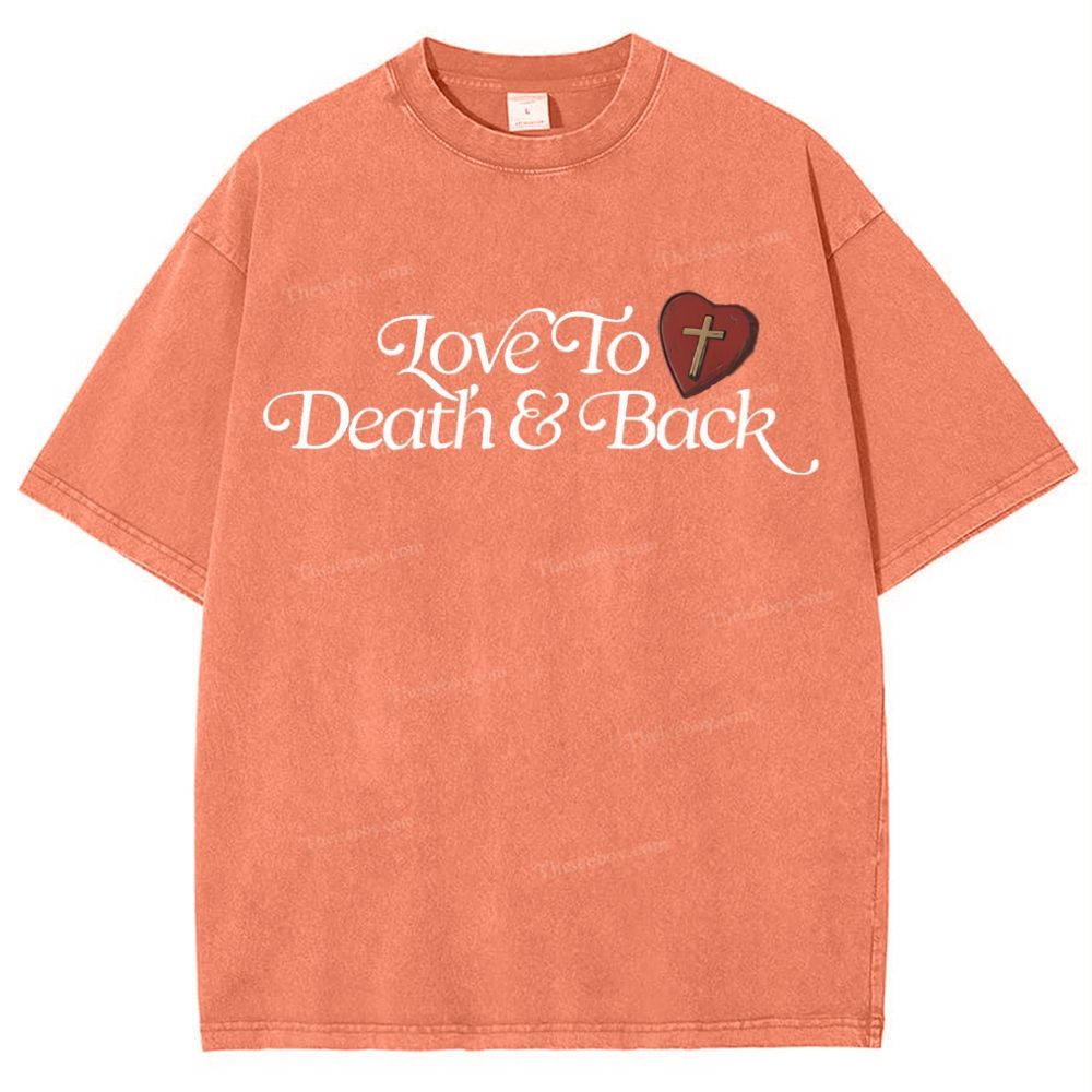 Love Jesus Snowflake Vintage Washed T-Shirt