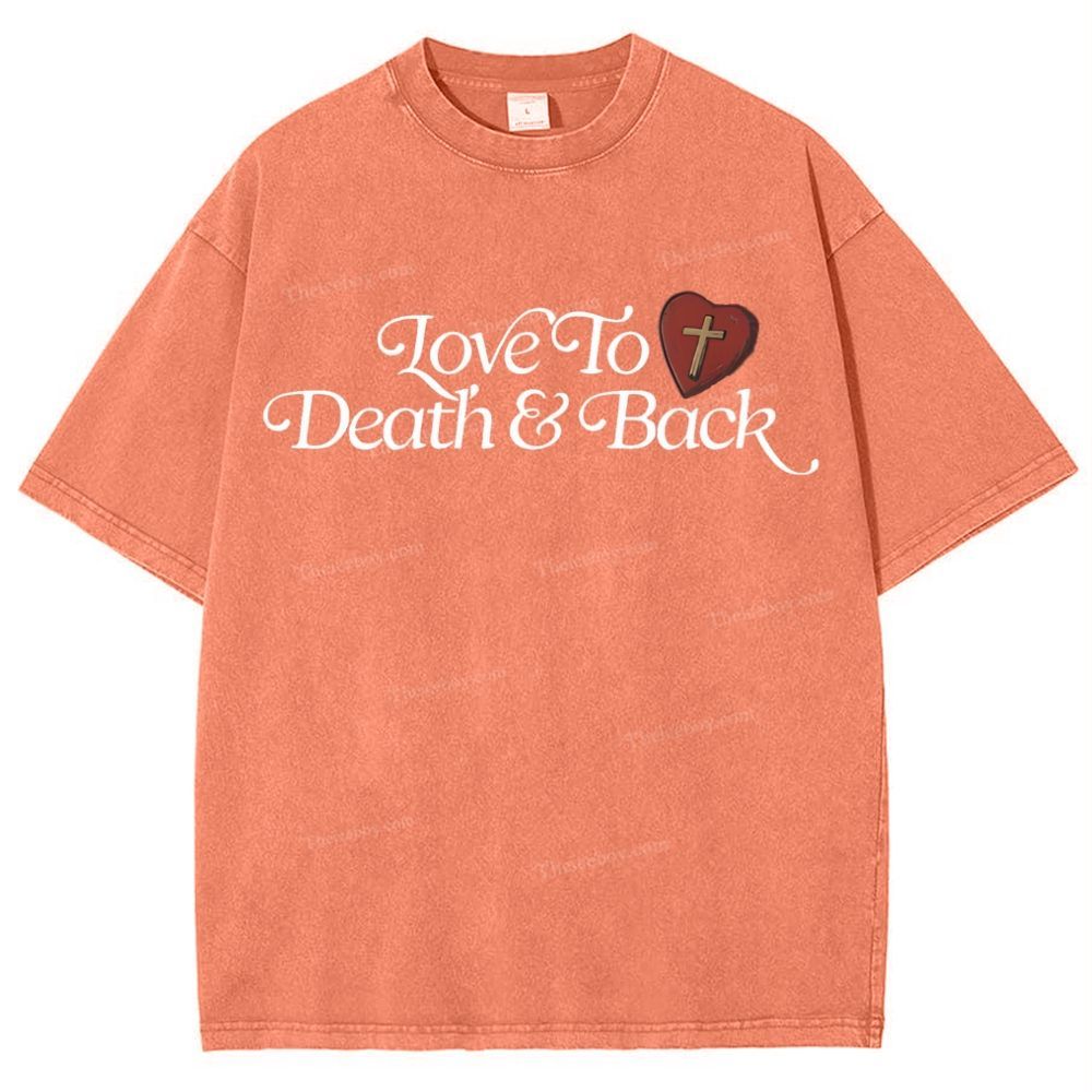 Love Jesus Snowflake Vintage Washed T-Shirt