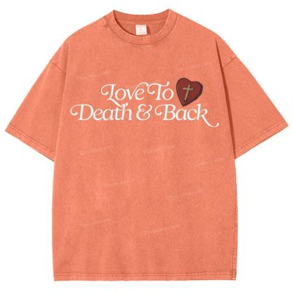 Love Jesus Snowflake Vintage Washed T-Shirt