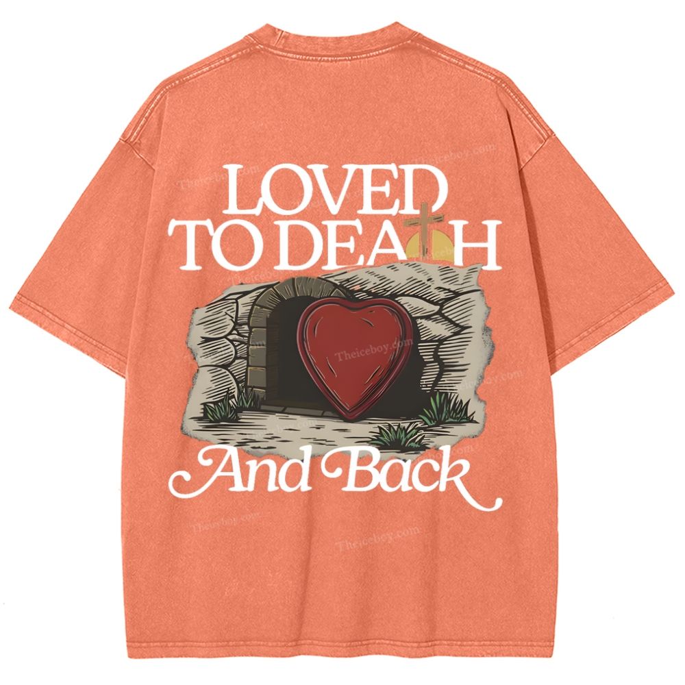 Love Jesus Snowflake Vintage Washed T-Shirt