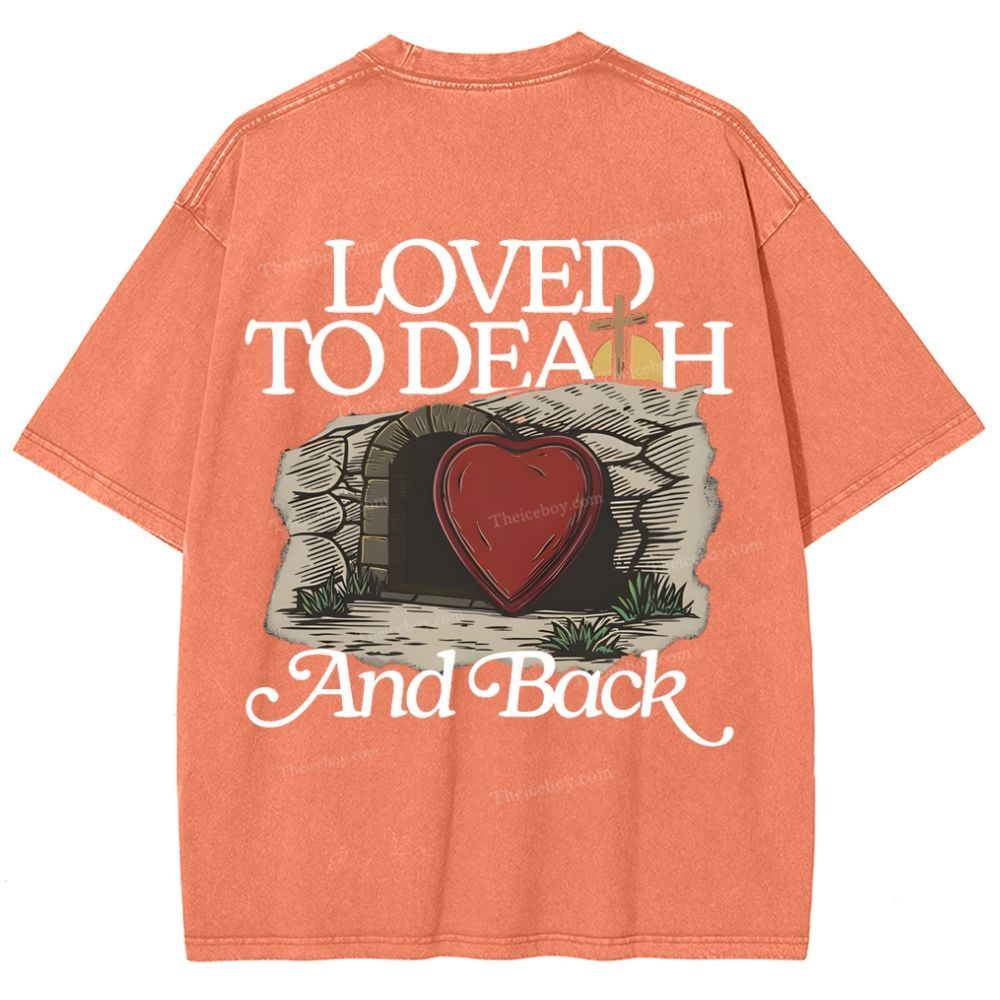 Love Jesus Snowflake Vintage Washed T-Shirt