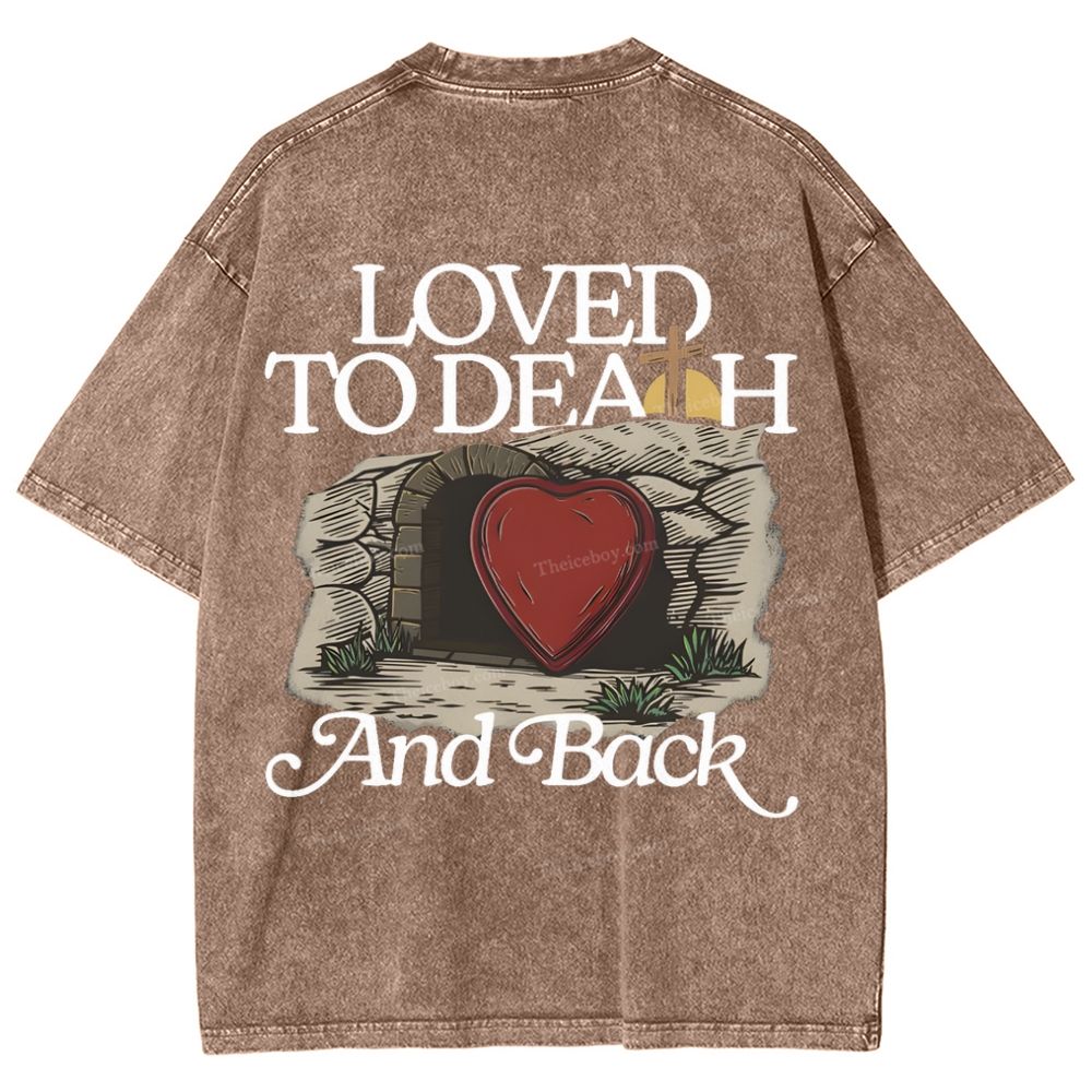 Love Jesus Snowflake Vintage Washed T-Shirt