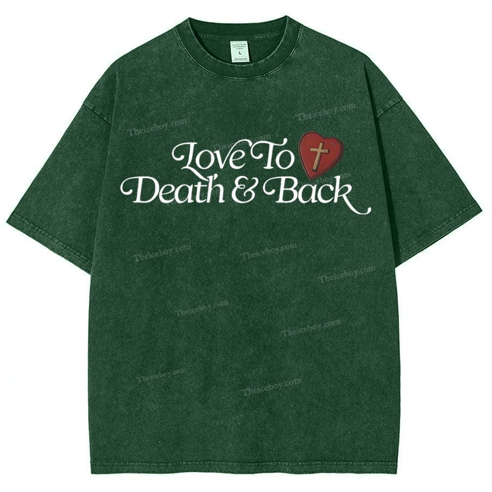 Love Jesus Snowflake Vintage Washed T-Shirt