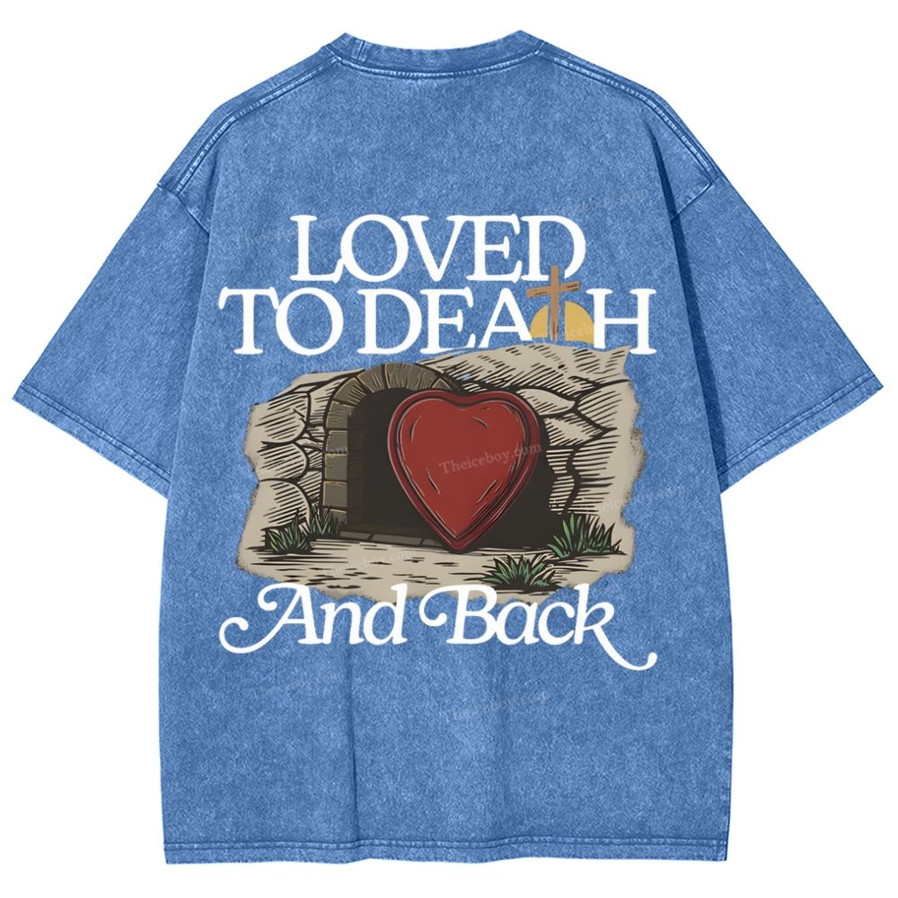 Love Jesus Snowflake Vintage Washed T-Shirt
