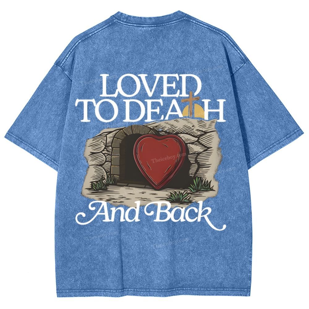 Love Jesus Snowflake Vintage Washed T-Shirt