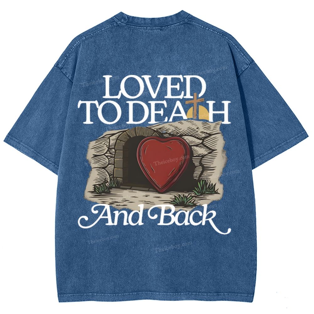 Love Jesus Snowflake Vintage Washed T-Shirt