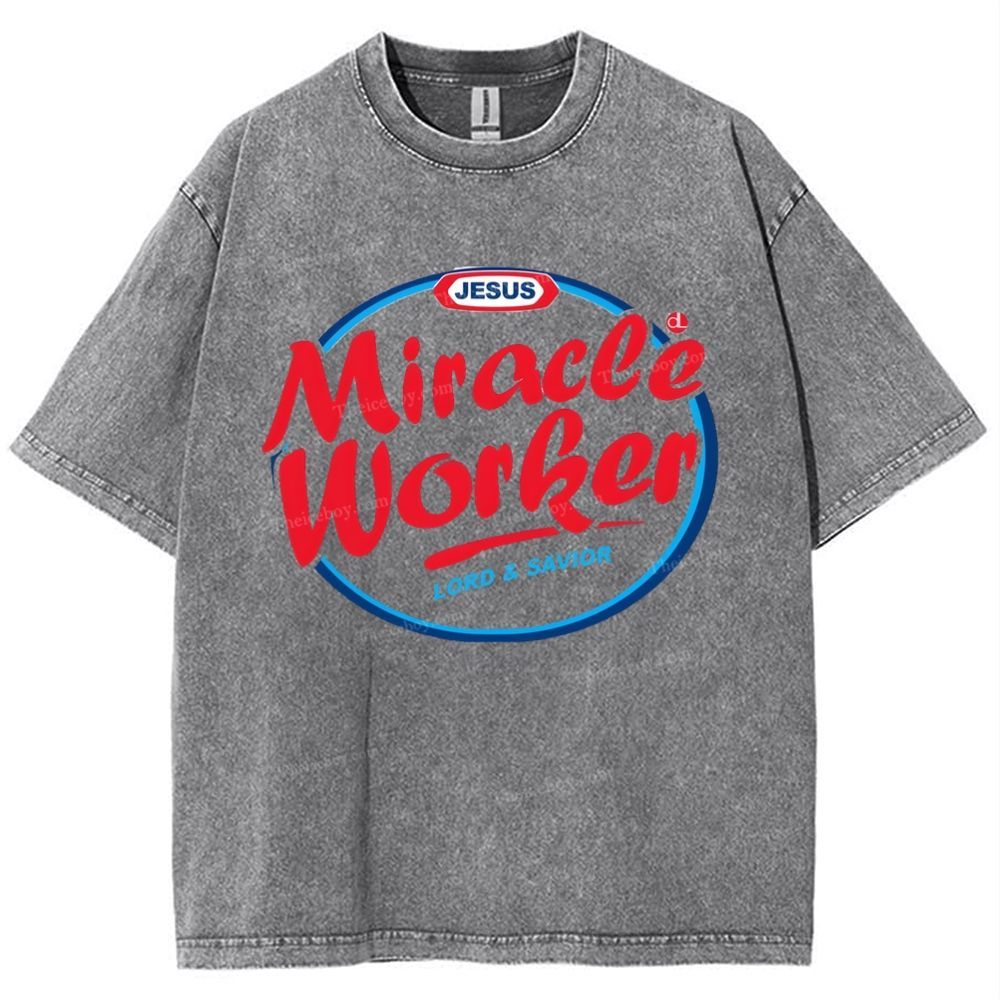 Miracle Worker Snowflake Vintage Washed T-Shirt