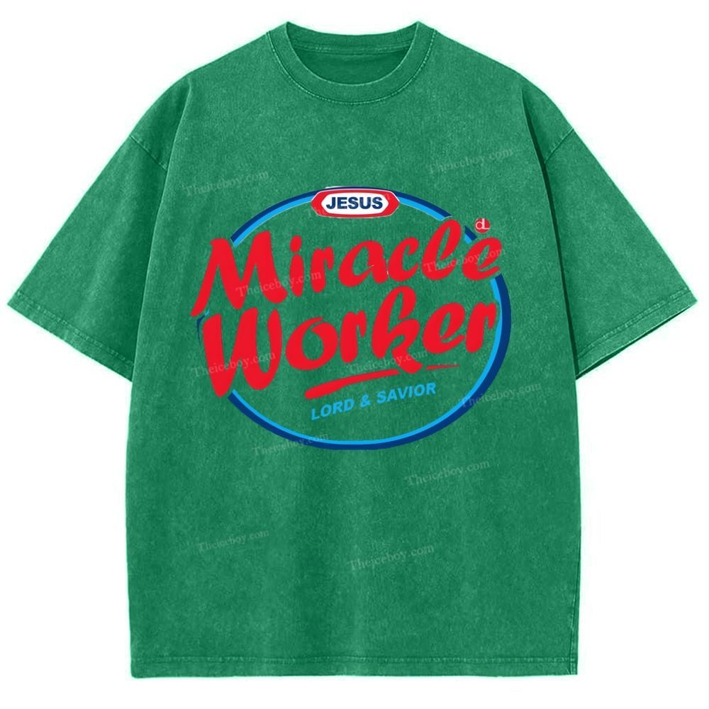 Miracle Worker Snowflake Vintage Washed T-Shirt