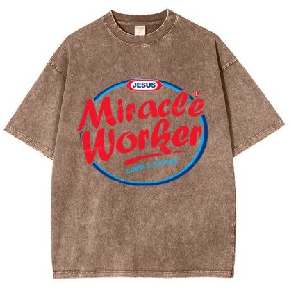 Miracle Worker Snowflake Vintage Washed T-Shirt