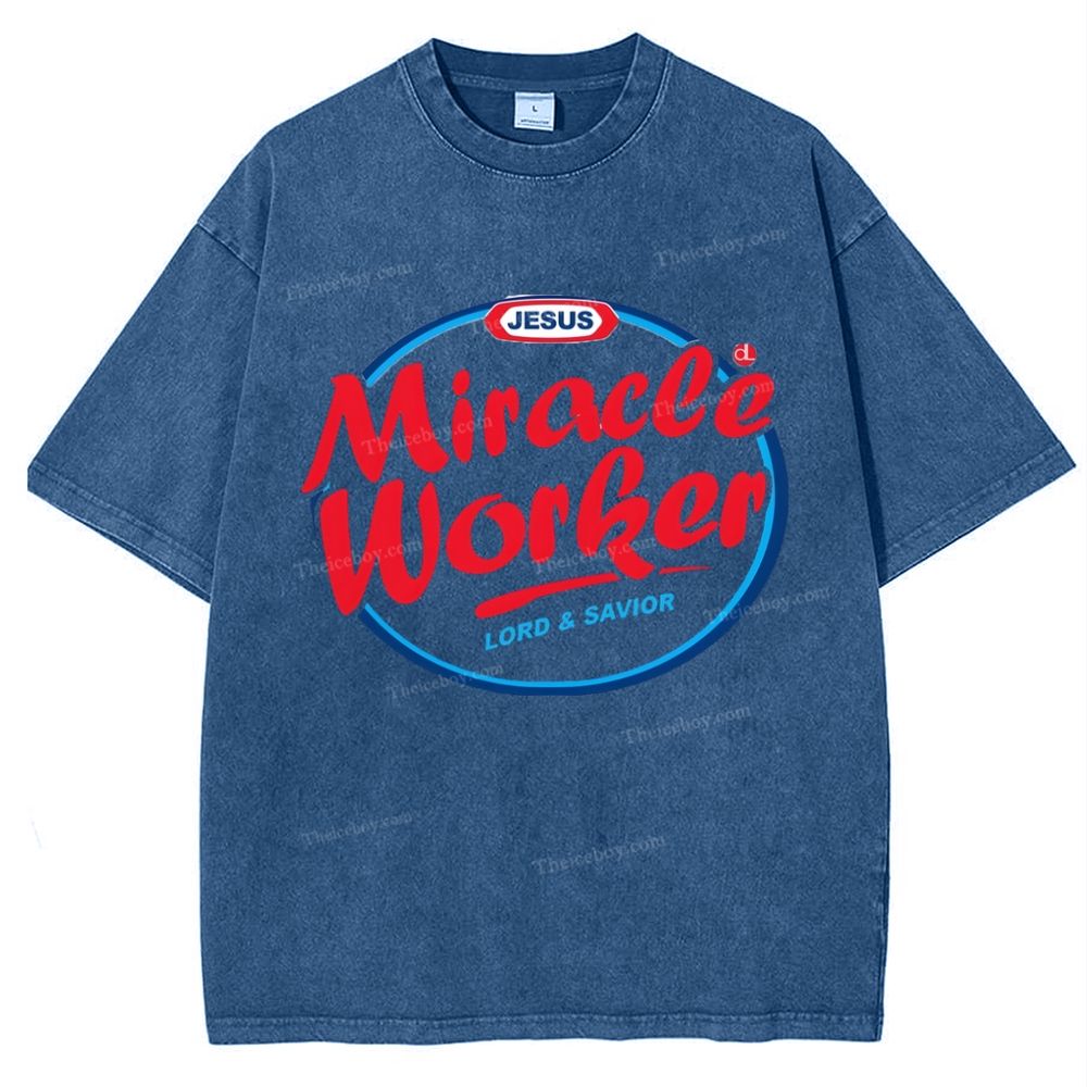 Miracle Worker Snowflake Vintage Washed T-Shirt