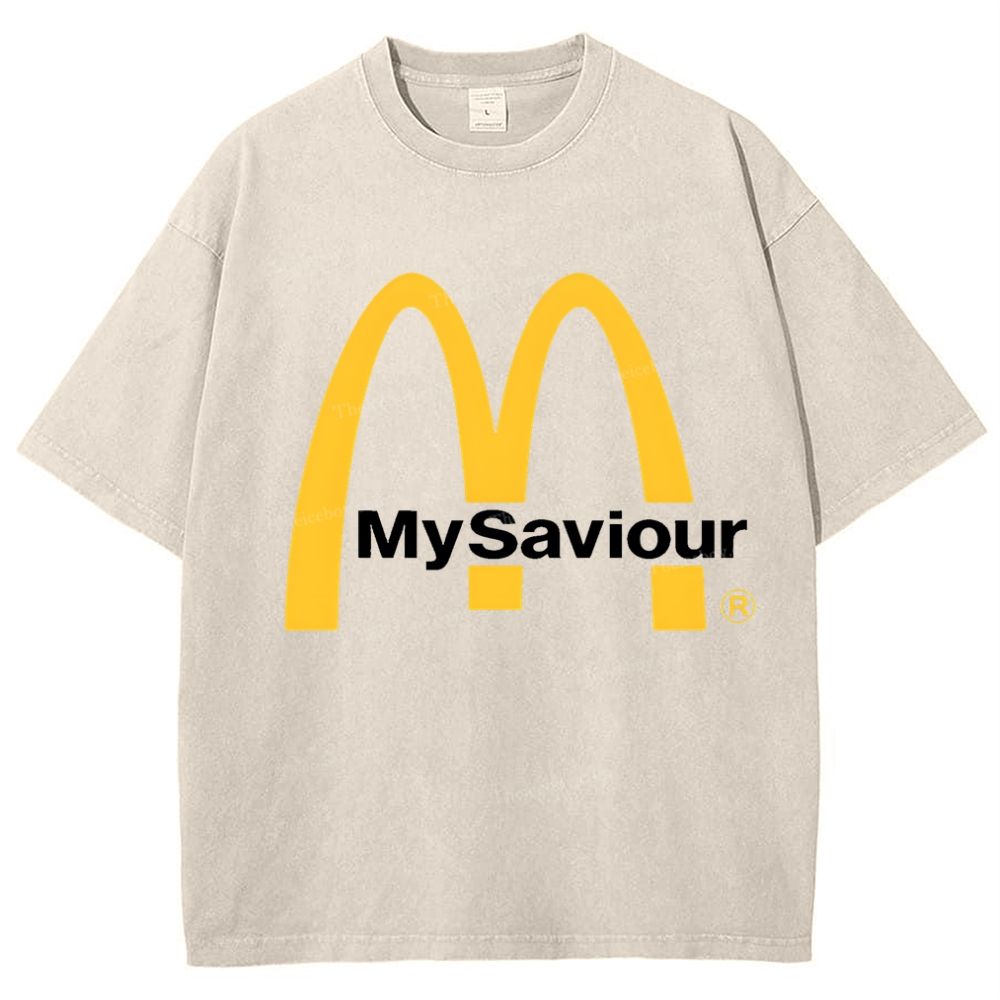My Saviour Snowflake Vintage Washed T-Shirt