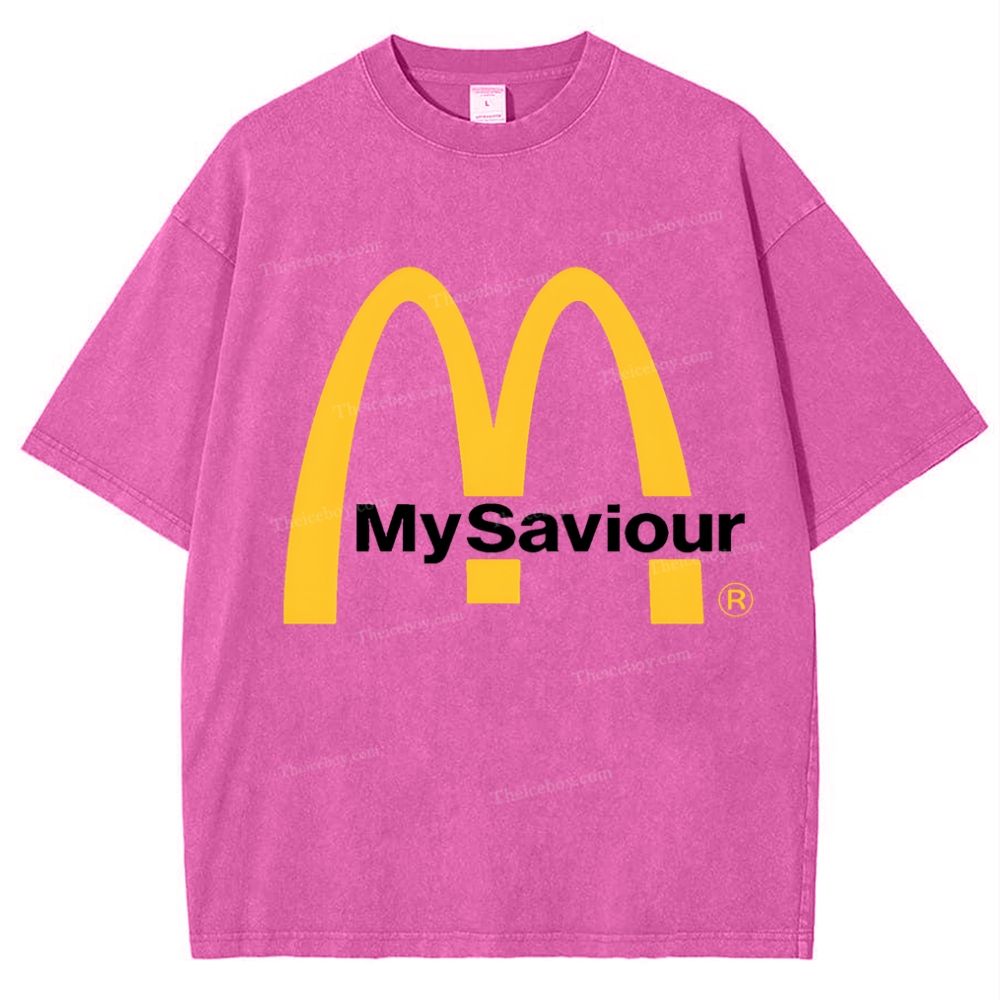 My Saviour Snowflake Vintage Washed T-Shirt