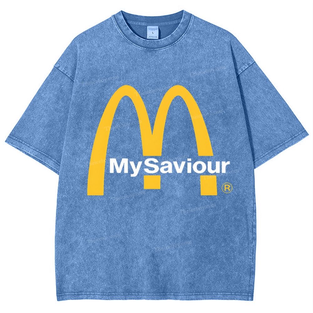 My Saviour Snowflake Vintage Washed T-Shirt
