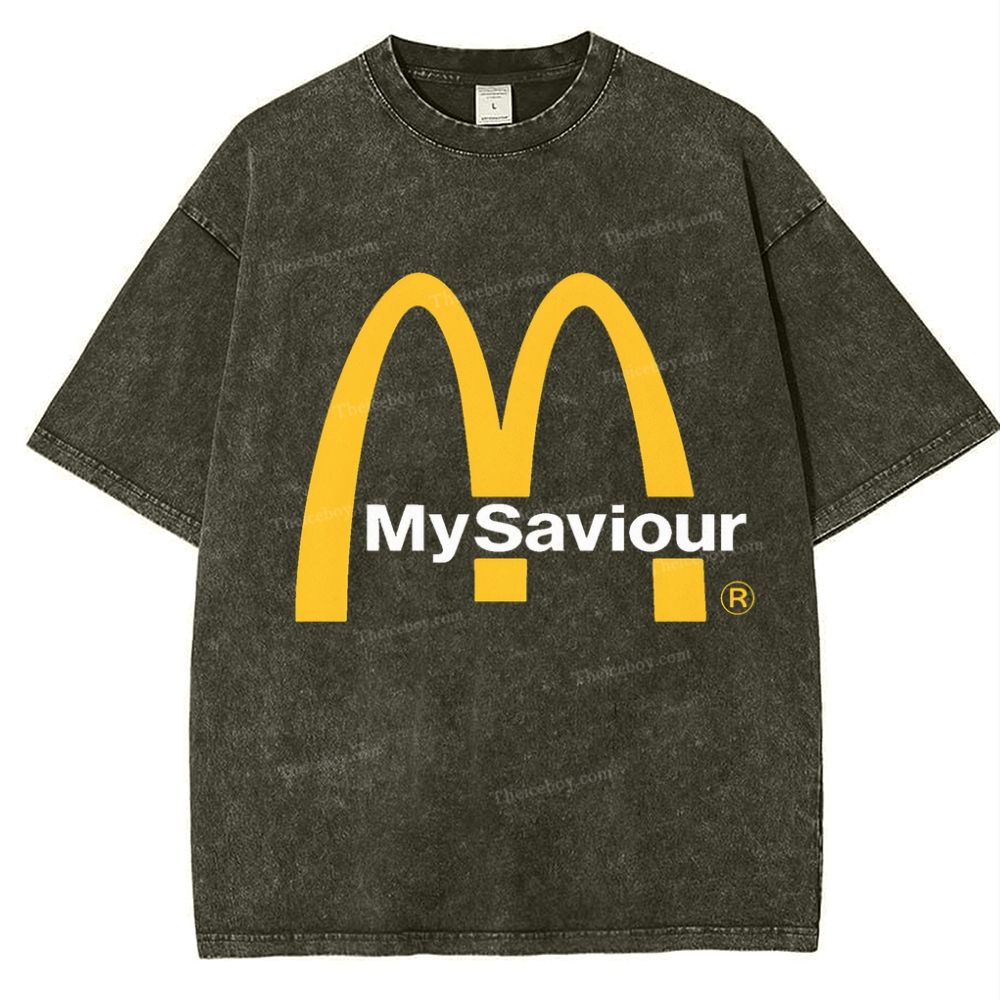 My Saviour Snowflake Vintage Washed T-Shirt