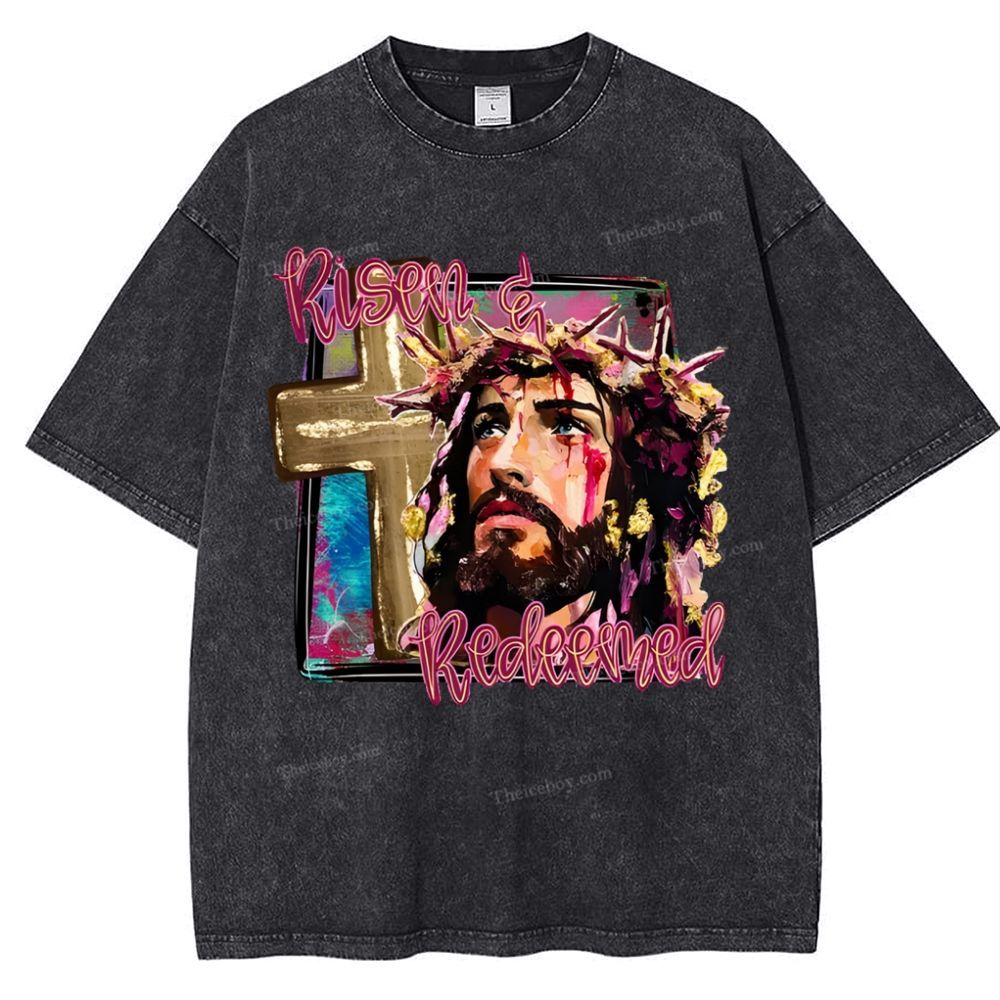 Redemption Snowflake Vintage Washed T-Shirt